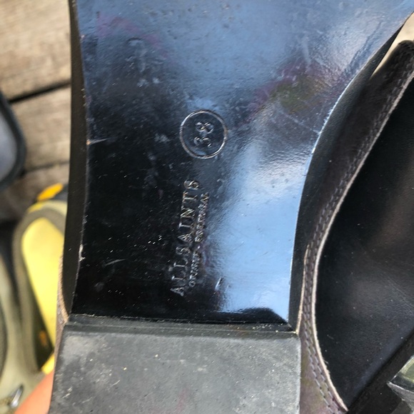 All Saints rare monk two tone pointy toe shoes - Picture 8 of 8